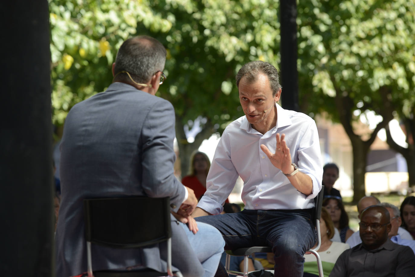 Fotos: Acto del ministro Pedro Duque en Murcia