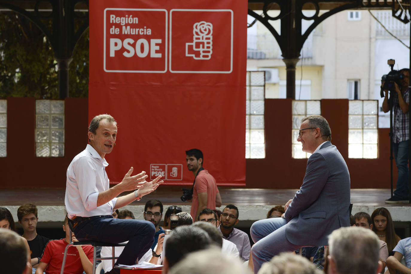 Fotos: Acto del ministro Pedro Duque en Murcia