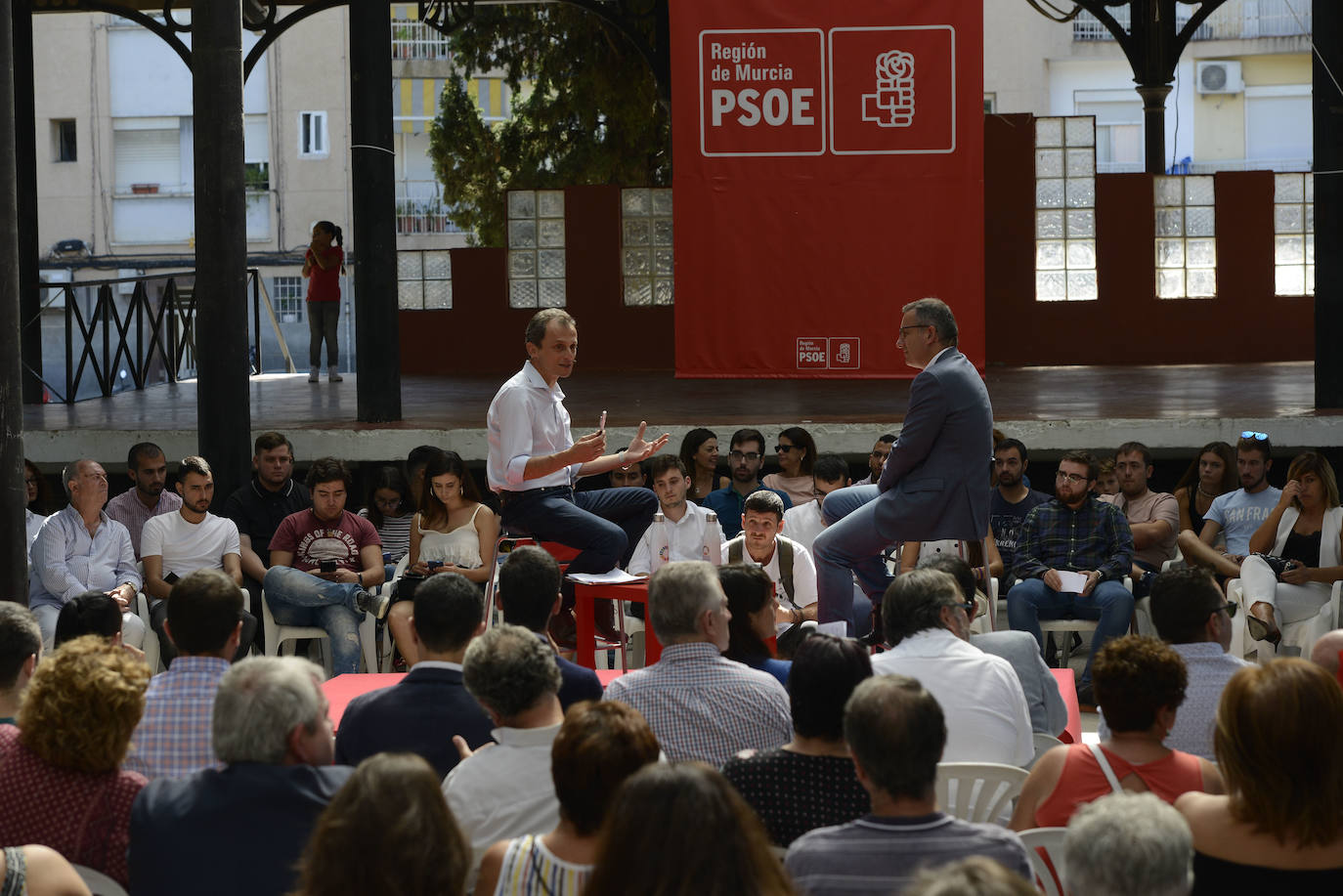 Fotos: Acto del ministro Pedro Duque en Murcia