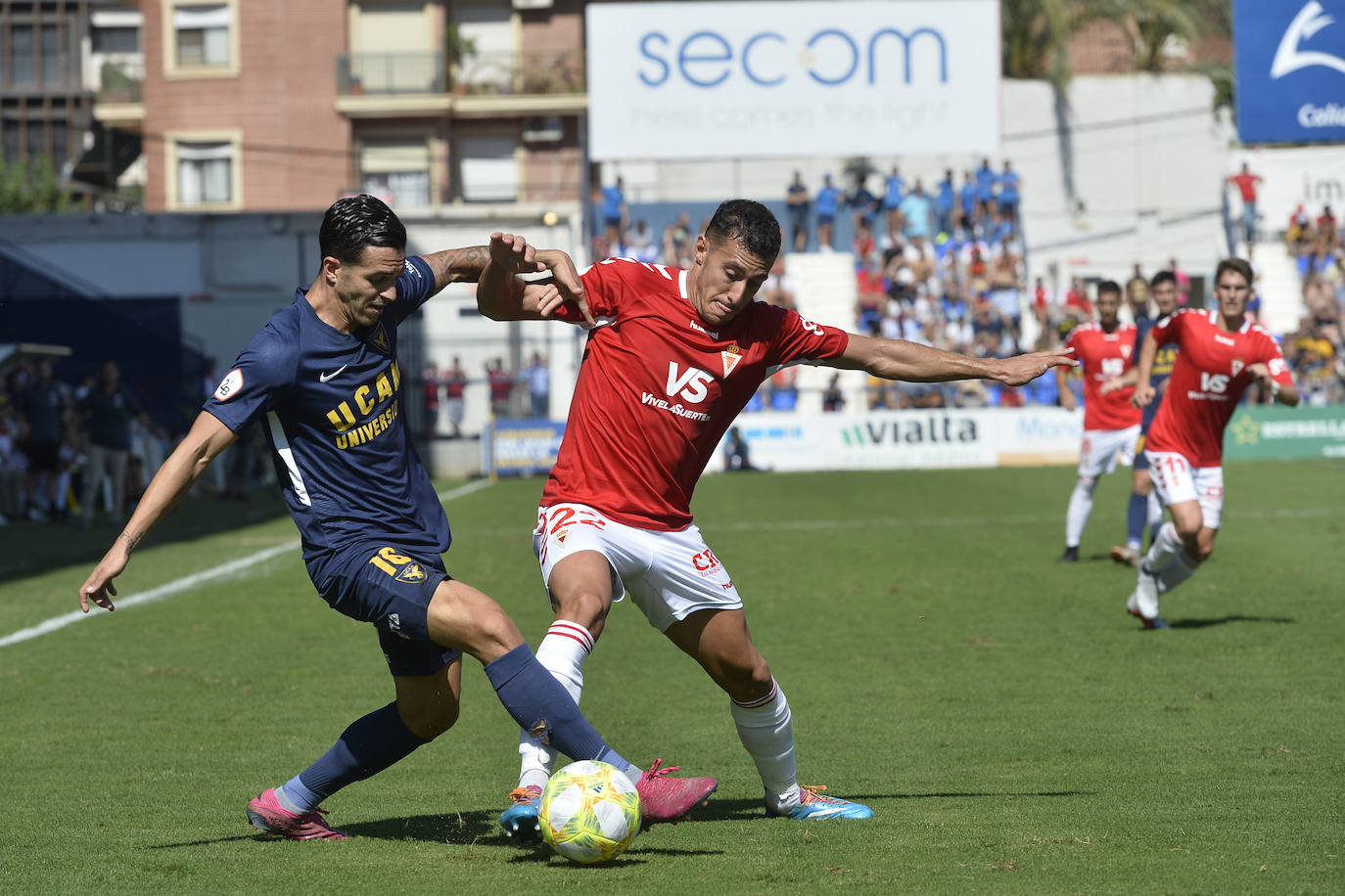 El Murcia fue el vencedor moral de un encuentro en el que el UCAM no dio la talla y en el que ambos equipos apenas generaron ocasiones de gol