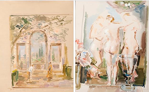 Gaya, siempre reconocible en su adoración a los clásicos. Homenaje a las tres gracias de Rubens.