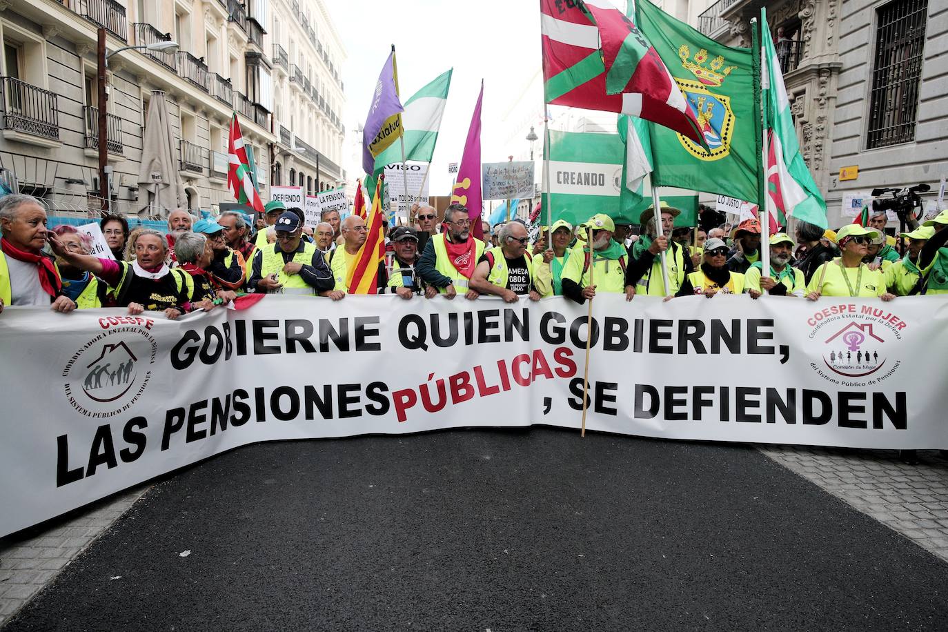 Fotos: La manifestación de los pensionistas, en imáganes
