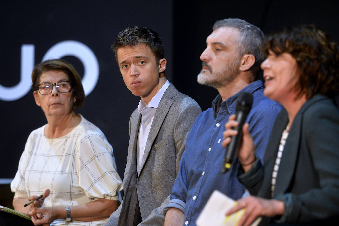 El candidato de Más País hizo estas declaraciones en su visita a la capital de la Región antes de acudir también a comprobar el estado de la laguna