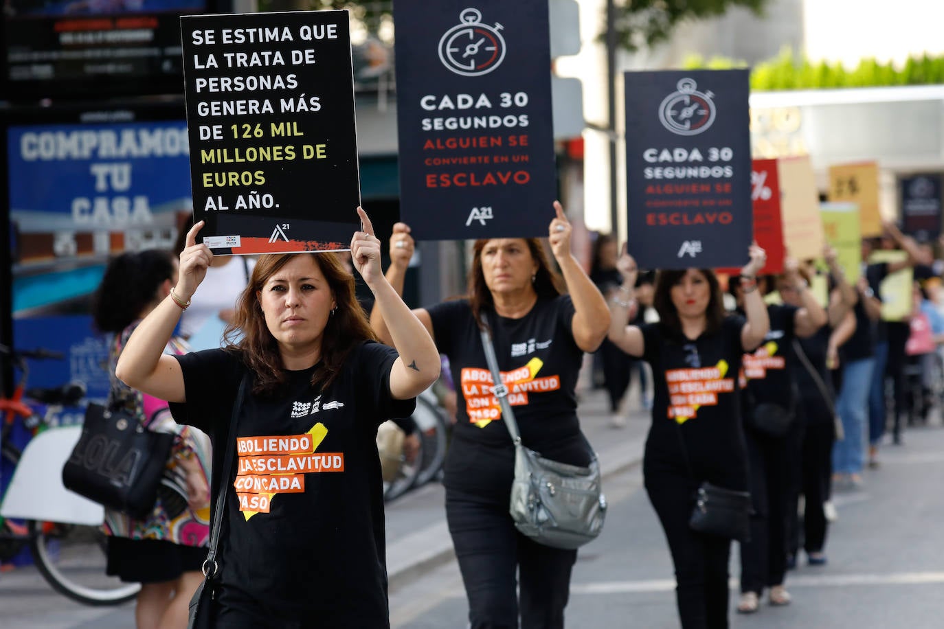 Fotos: Marcha en Murcia contra las nuevas formas de esclavitud