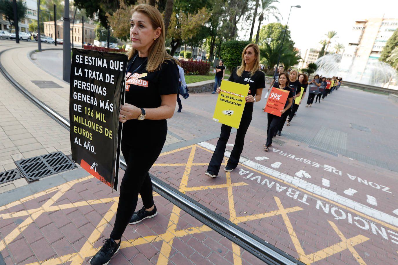 Fotos: Marcha en Murcia contra las nuevas formas de esclavitud