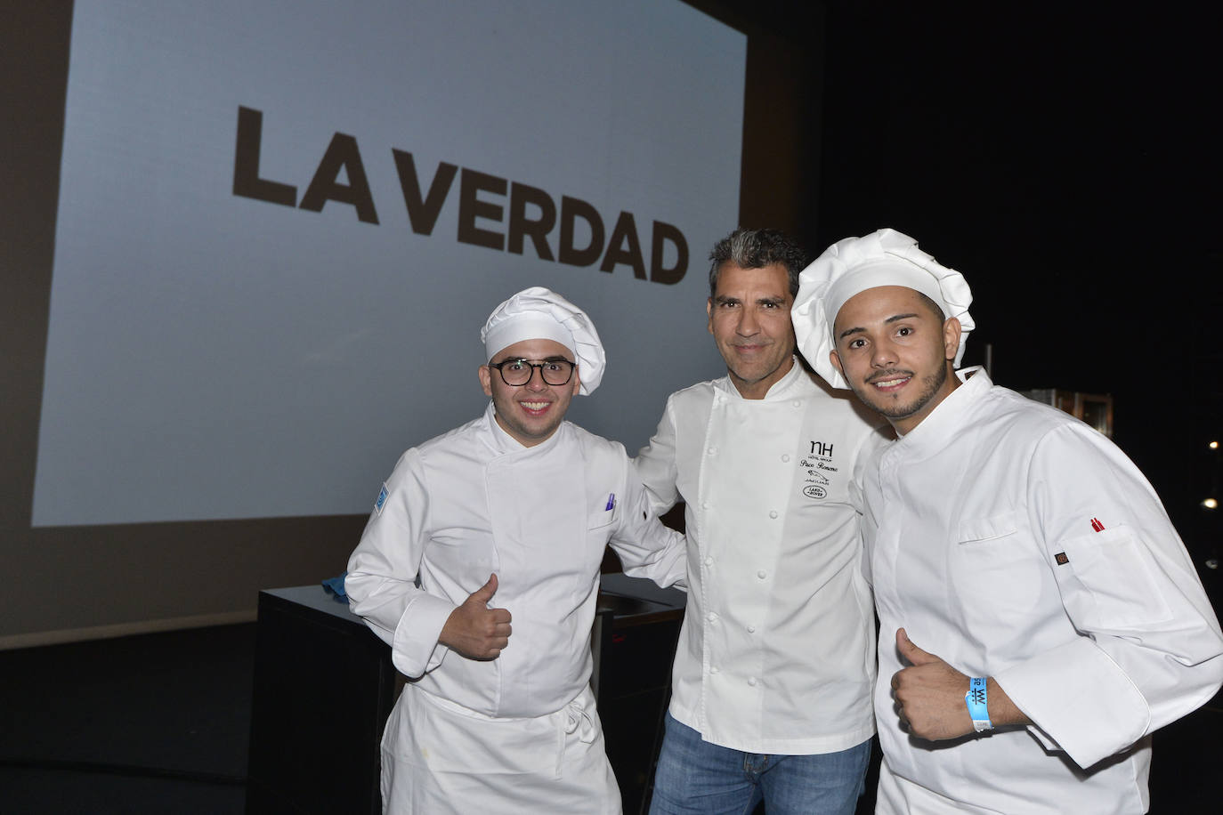 El chef Paco Roncero, este lunes, en la gala solidaria GastroTea