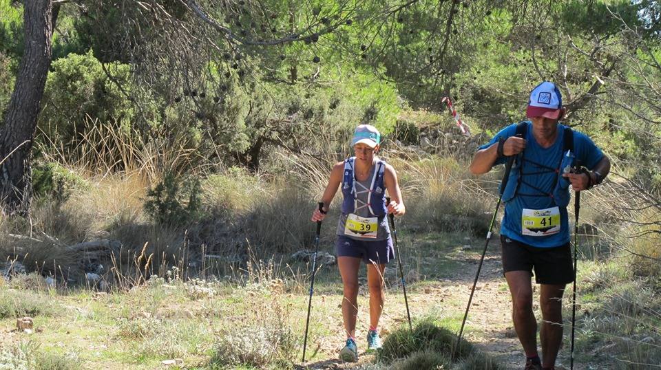 Dos corredores durante la Yeti Trail.