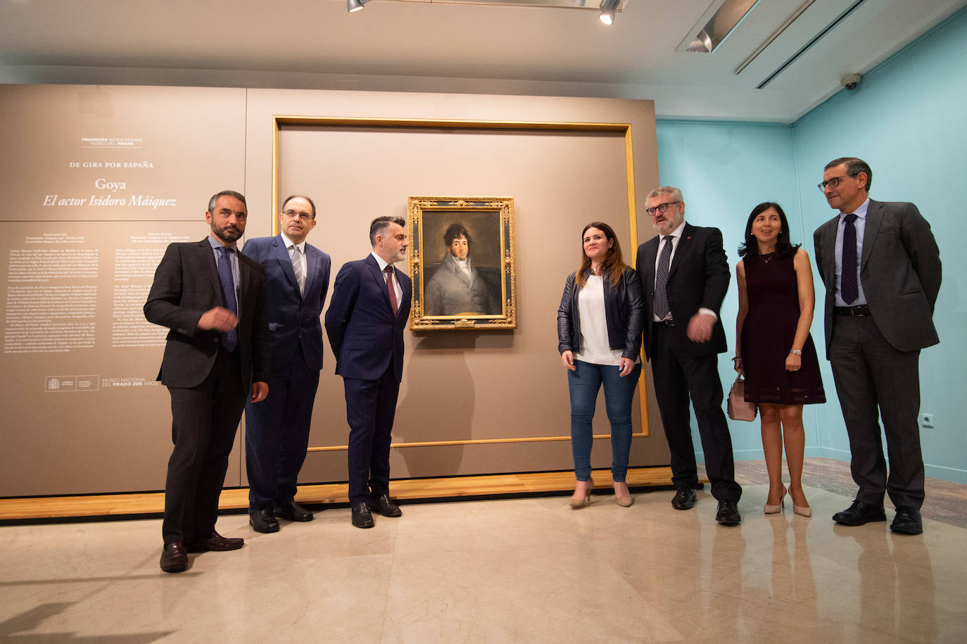 El Museo de Bellas Artes acoge la exposición del retrato propiedad del Prado que Goya realizó en 1807 al actor cartagenero.
