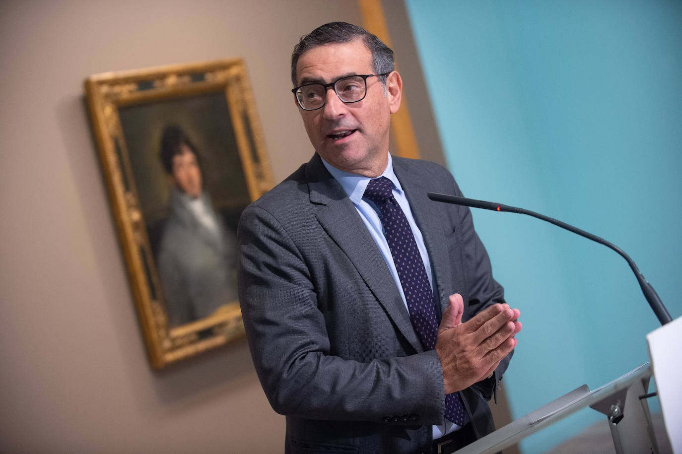 El Museo de Bellas Artes acoge la exposición del retrato propiedad del Prado que Goya realizó en 1807 al actor cartagenero.