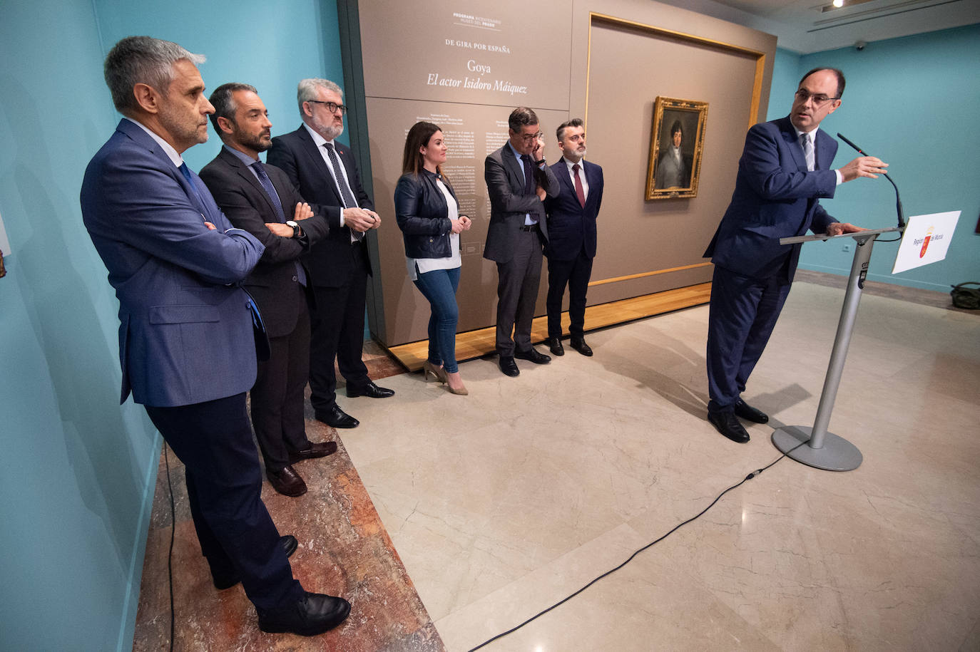 El Museo de Bellas Artes acoge la exposición del retrato propiedad del Prado que Goya realizó en 1807 al actor cartagenero.