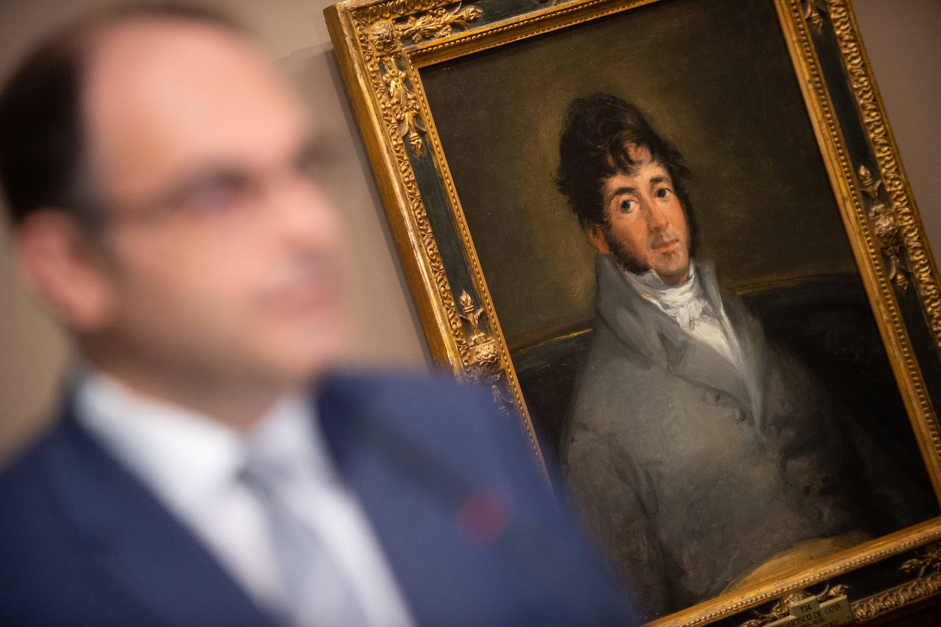 El Museo de Bellas Artes acoge la exposición del retrato propiedad del Prado que Goya realizó en 1807 al actor cartagenero.