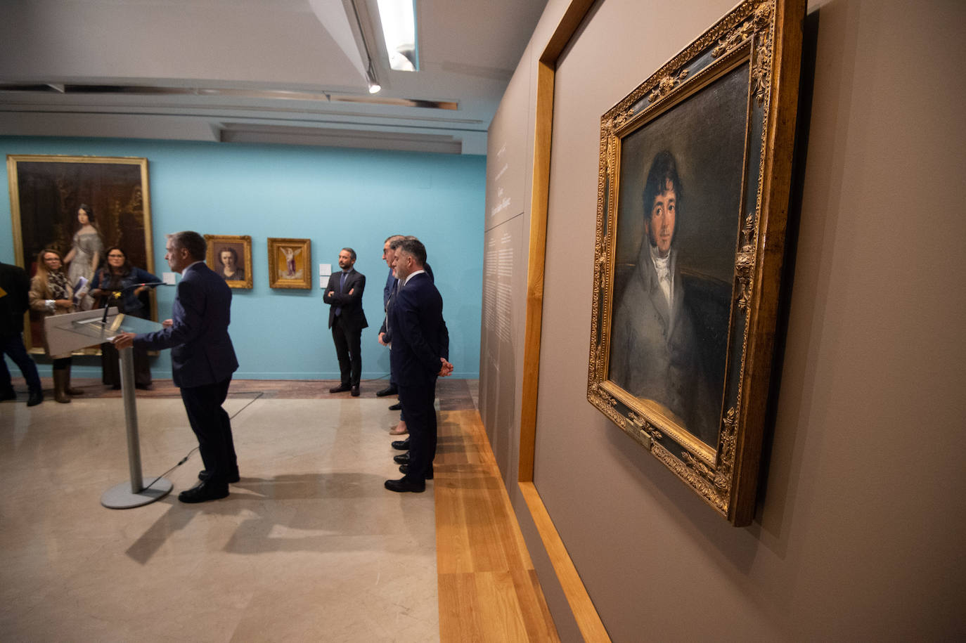El Museo de Bellas Artes acoge la exposición del retrato propiedad del Prado que Goya realizó en 1807 al actor cartagenero.