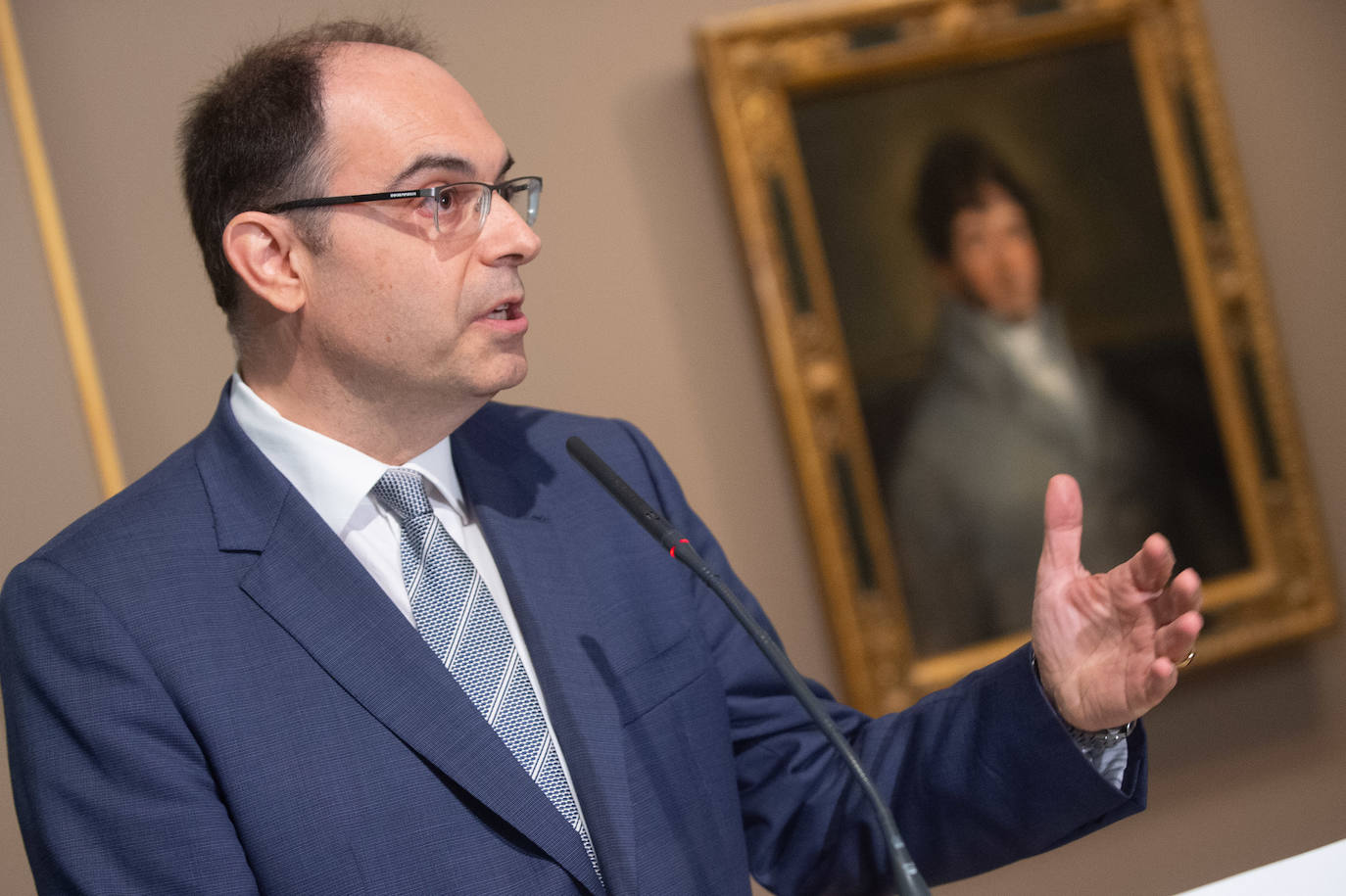 El Museo de Bellas Artes acoge la exposición del retrato propiedad del Prado que Goya realizó en 1807 al actor cartagenero.