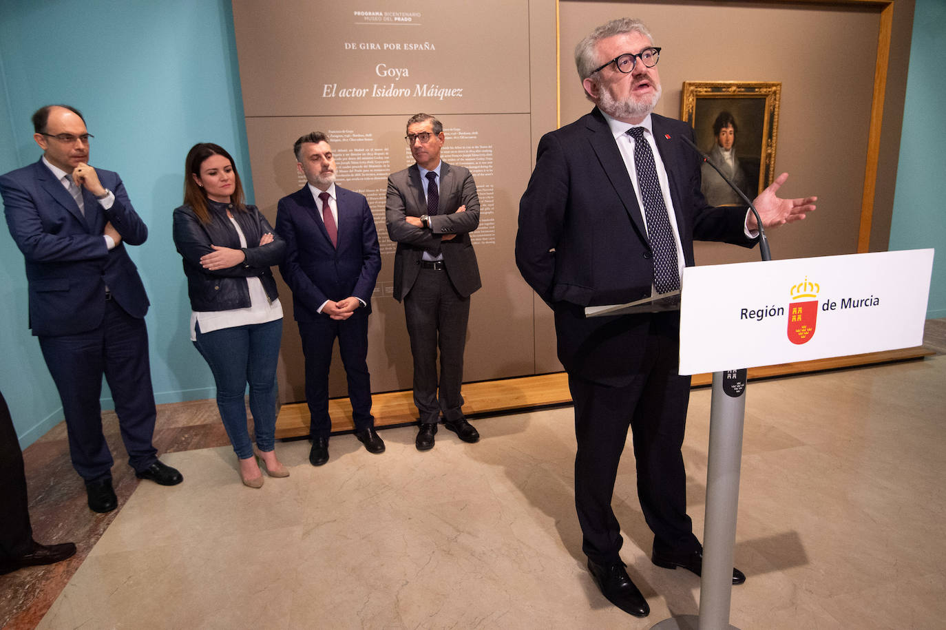 El Museo de Bellas Artes acoge la exposición del retrato propiedad del Prado que Goya realizó en 1807 al actor cartagenero.