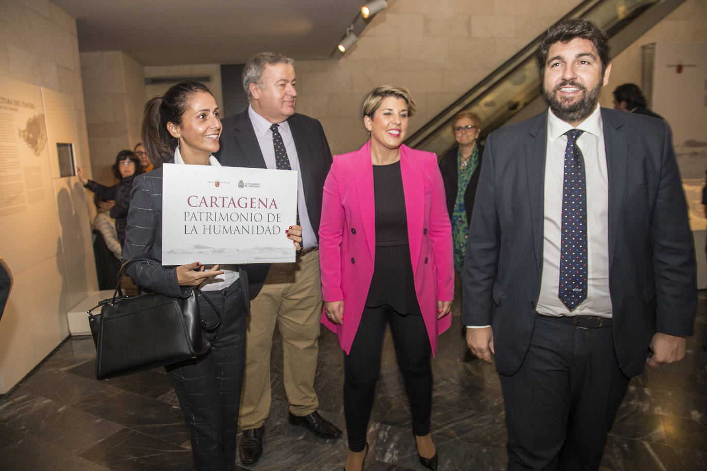 El Ayuntamiento de Cartagena y la Comunidad inician las gestiones para lograr un sello que traerá medio millón de turistas más, según López Miras.