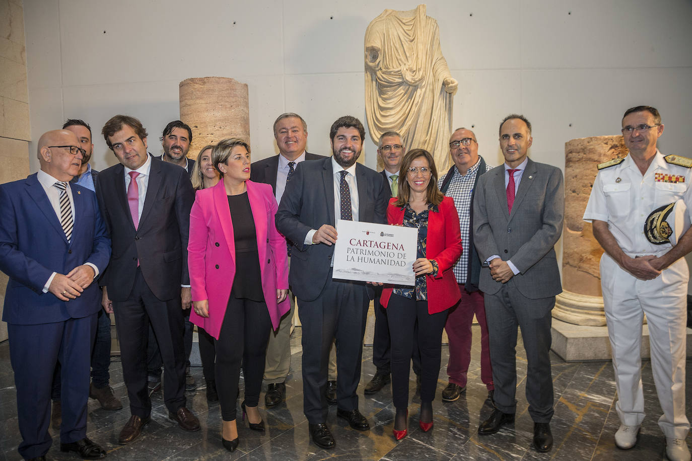 El Ayuntamiento de Cartagena y la Comunidad inician las gestiones para lograr un sello que traerá medio millón de turistas más, según López Miras.