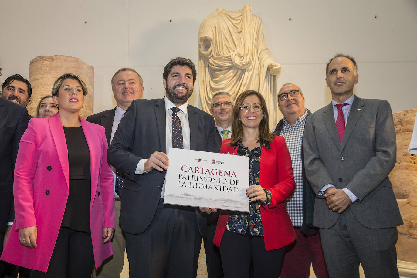 El Ayuntamiento de Cartagena y la Comunidad inician las gestiones para lograr un sello que traerá medio millón de turistas más, según López Miras.