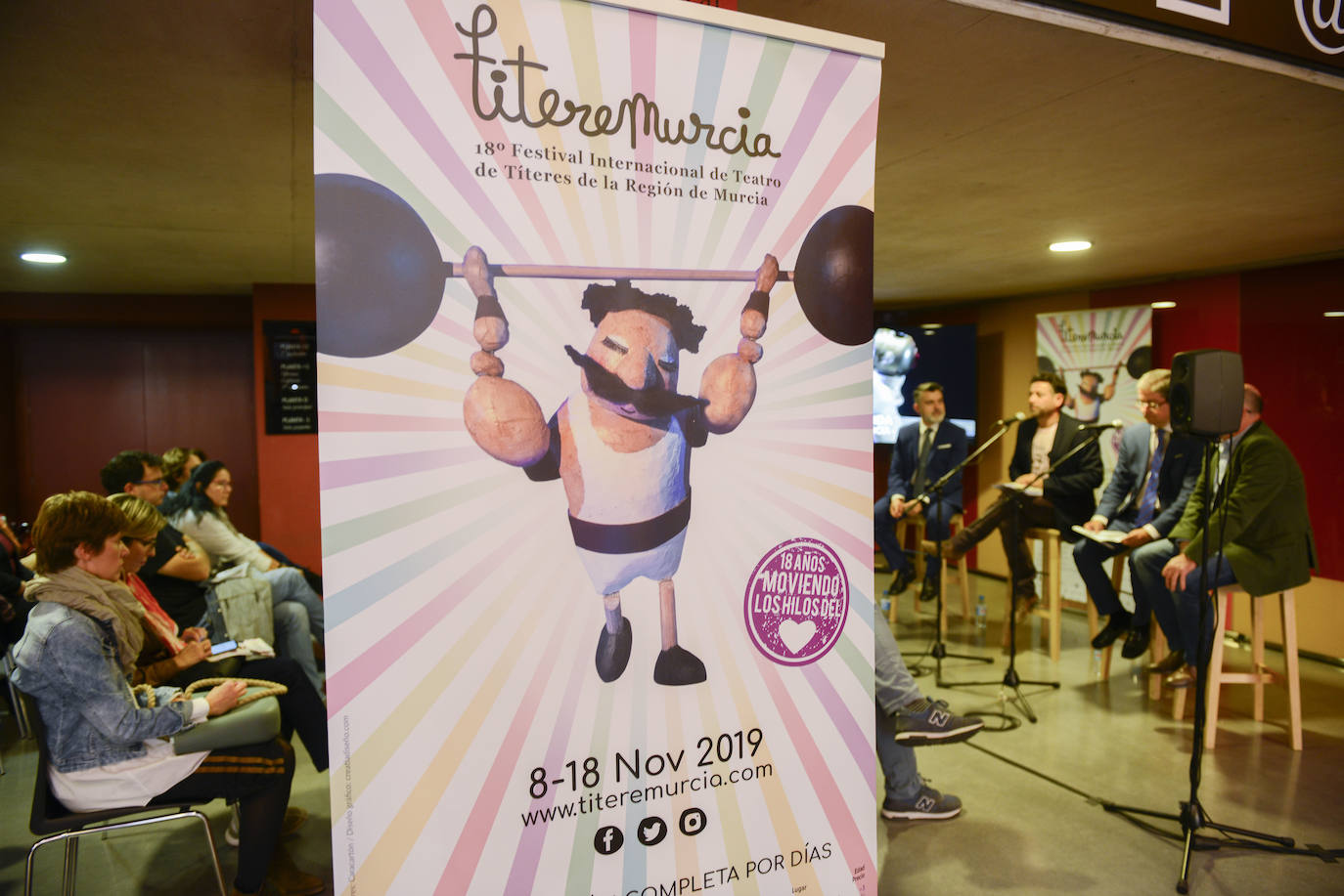 La decimoctava edición del Festival Internacional de Títeres se celebrará del 8 al 18 de noviembre y ofrecerá 18 espectáculos.