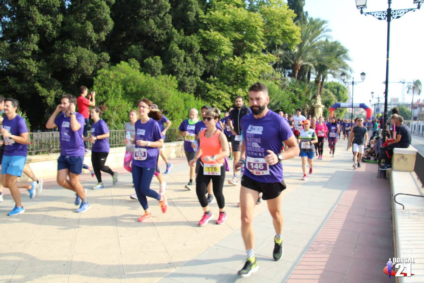 Fotos: Marcos Prieto y Irene Serna vencen en la Carrera Contra el Cáncer de Páncreas en Murcia