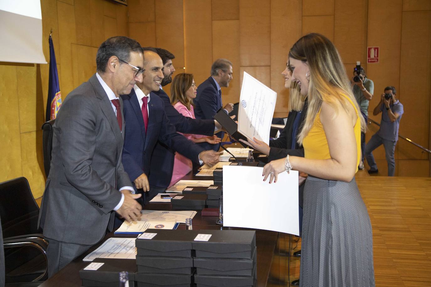 Acto del vigésimo aniversario de la Universidad Politécnica de Cartagena.