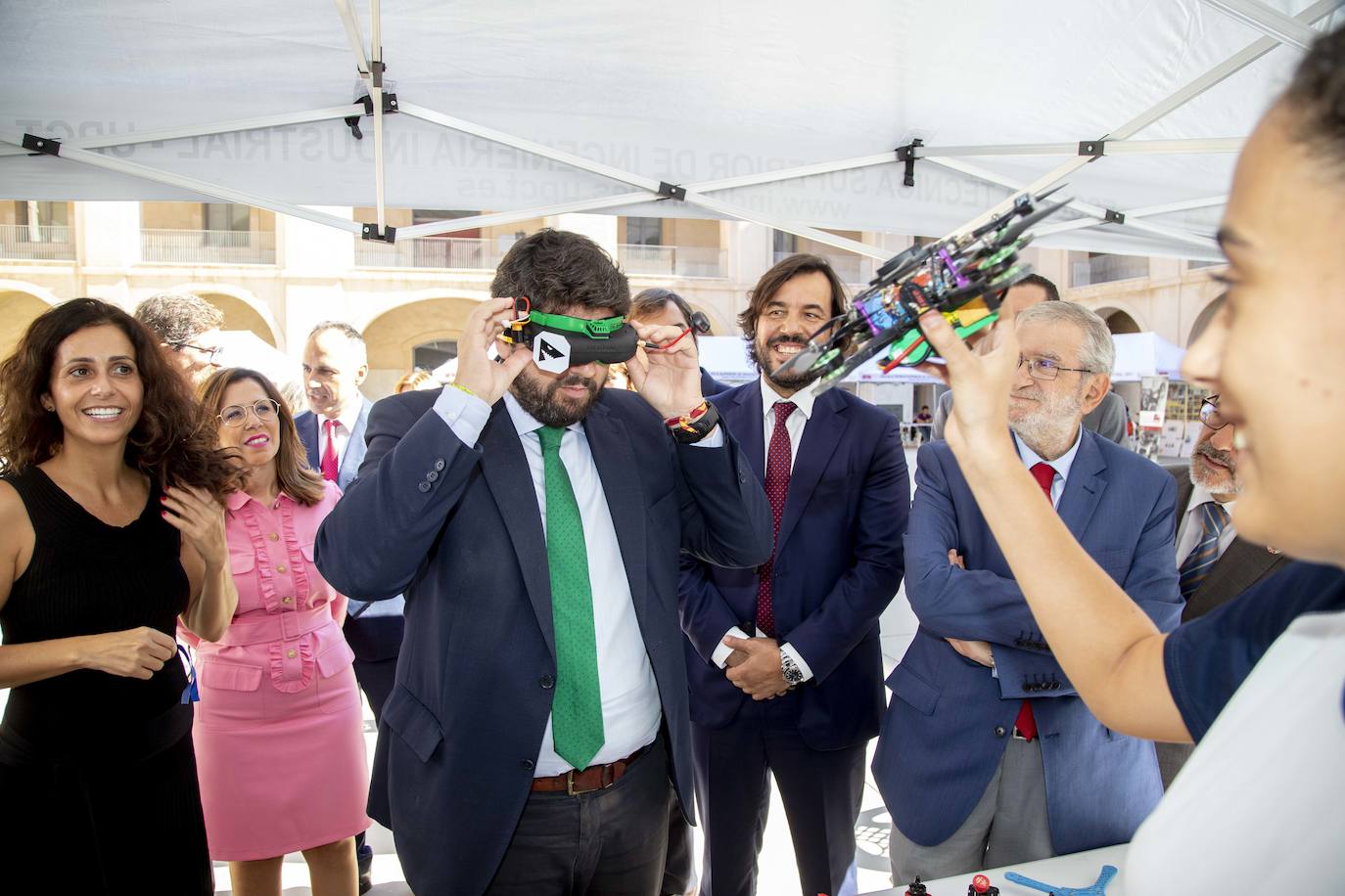 Acto del vigésimo aniversario de la Universidad Politécnica de Cartagena.