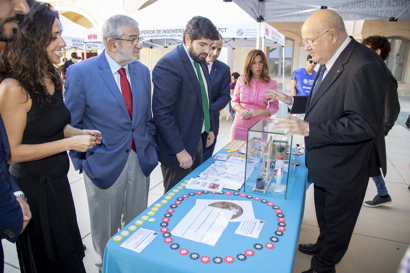 Acto del vigésimo aniversario de la Universidad Politécnica de Cartagena.