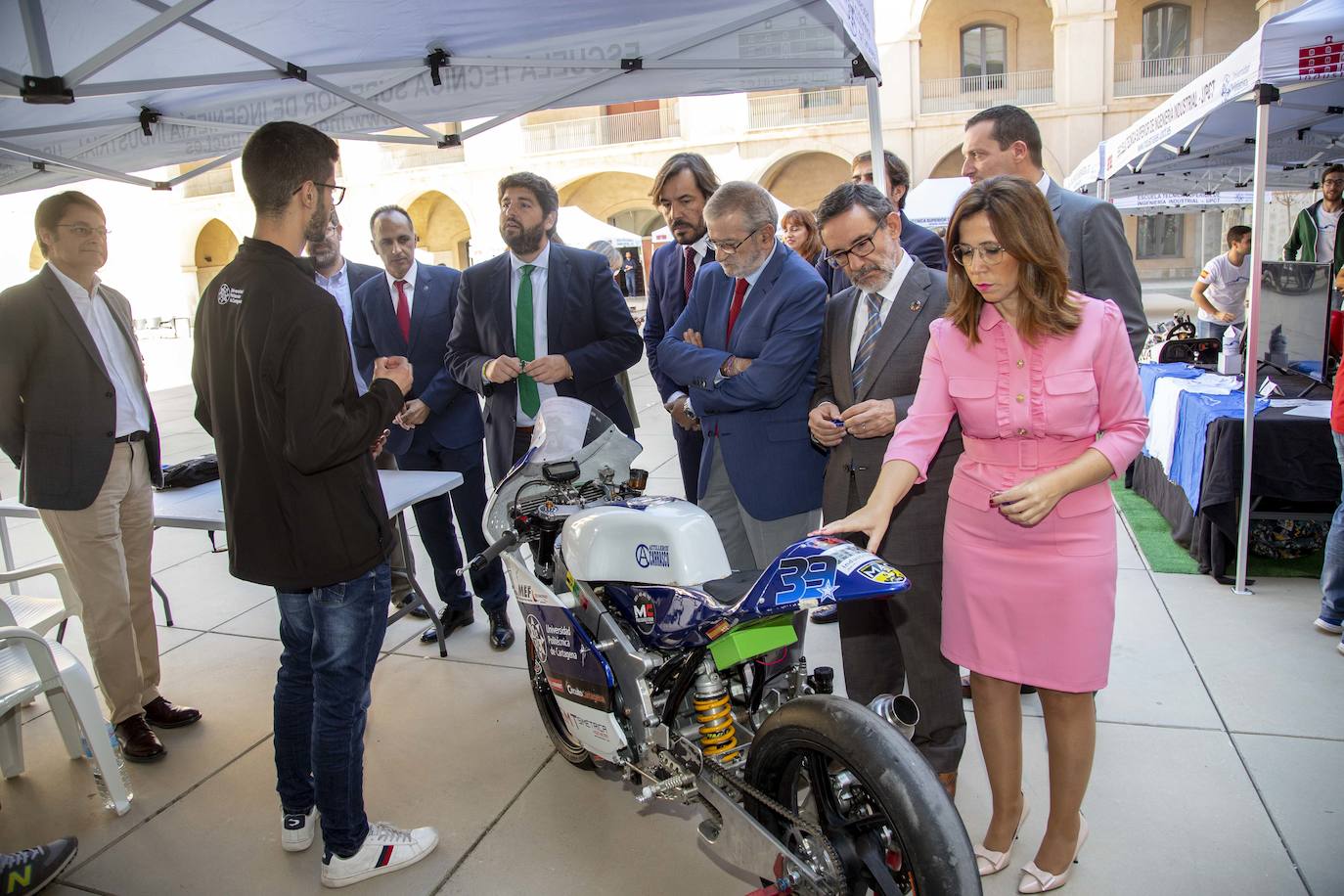 Acto del vigésimo aniversario de la Universidad Politécnica de Cartagena.