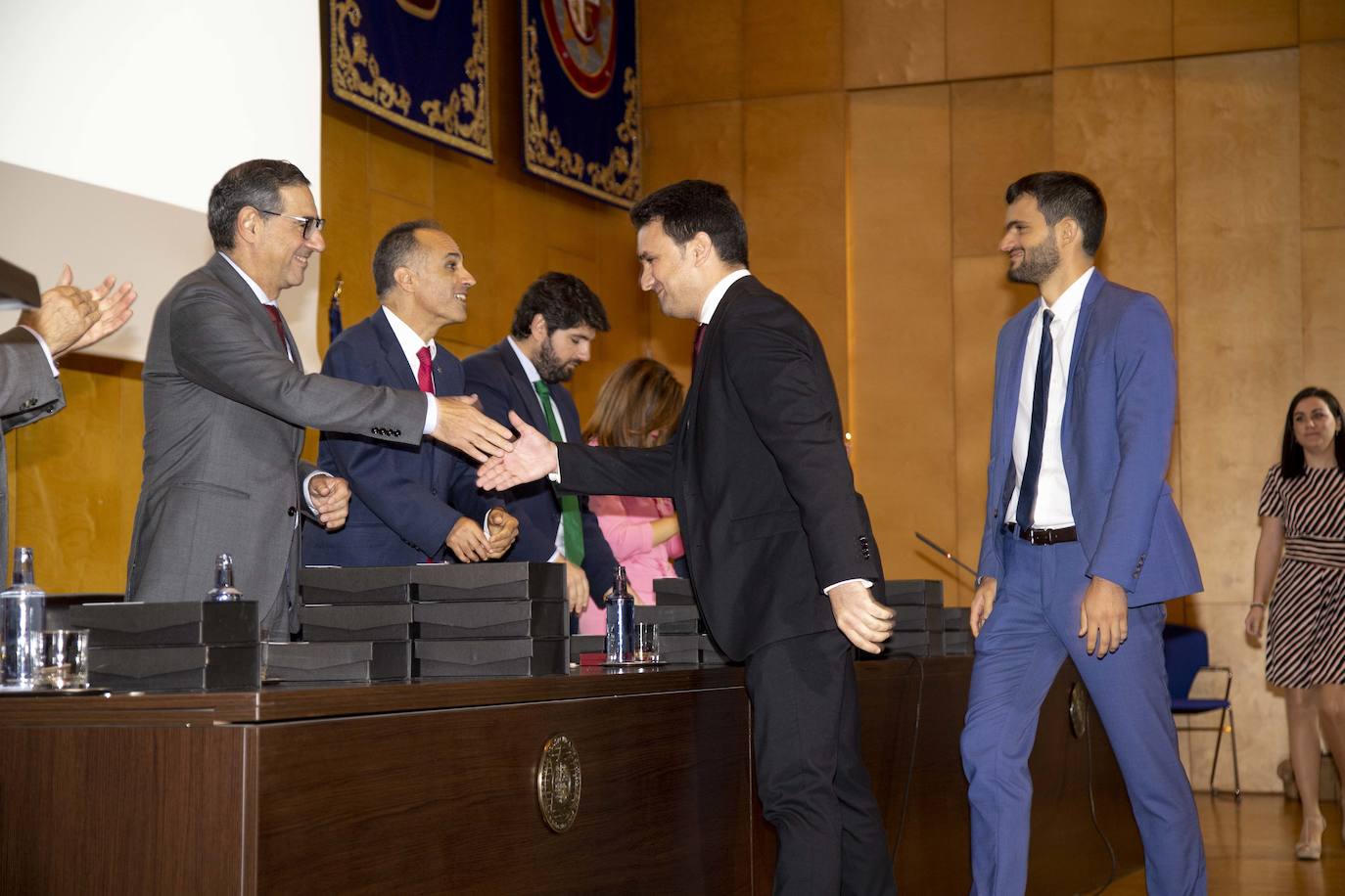 Acto del vigésimo aniversario de la Universidad Politécnica de Cartagena.
