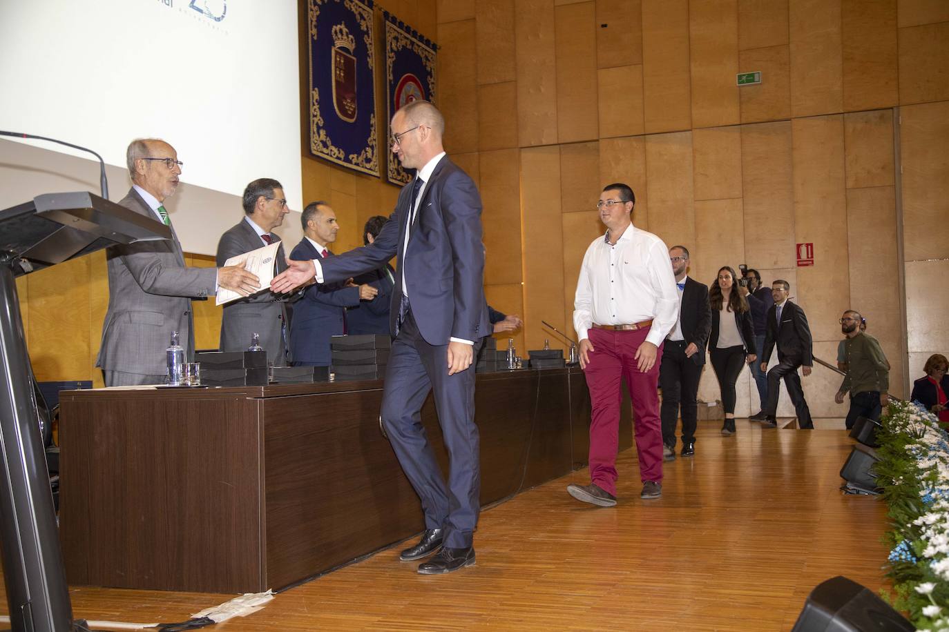 Acto del vigésimo aniversario de la Universidad Politécnica de Cartagena.