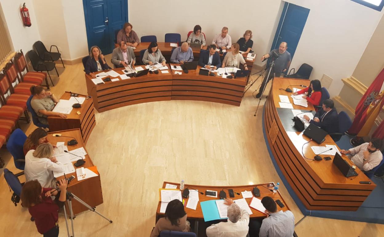 Un momento de la sesión plenaria celebrada ayer. 