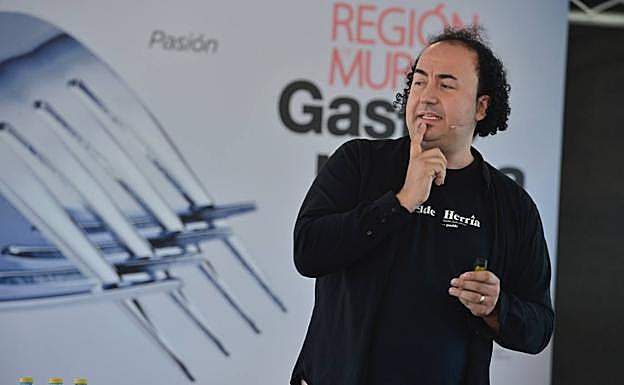 José Ramón Calvo, del restaurante Mugaritz, en Región de Murcia Gastronómica. 
