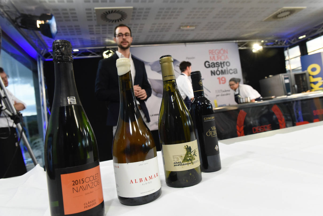 Juan Guillamón, dueño del restaurante Alma Mater, demostró cómo el maridaje entre vino y comida se puede hacer por armonía y por contraste