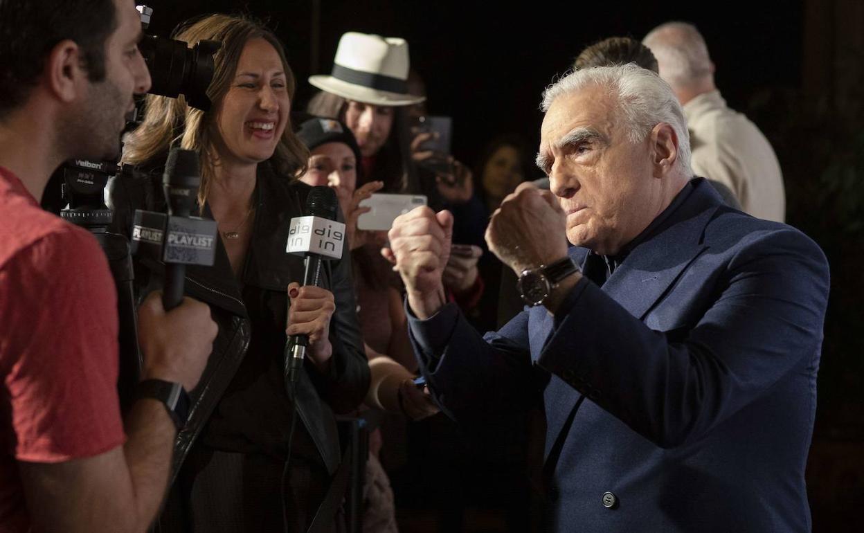 Martin Scorsese, en el estreno de la película en San Francisco.