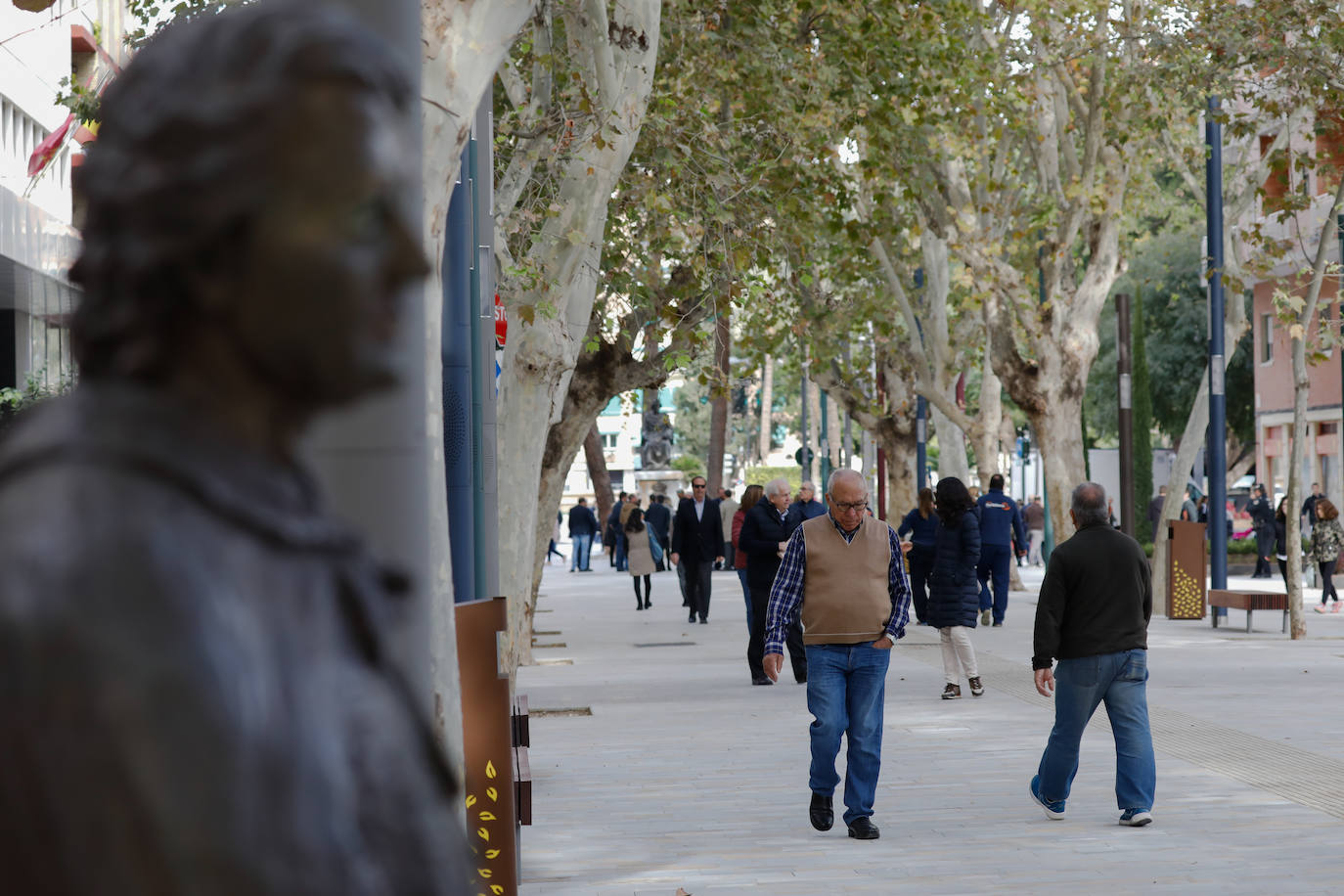 La inauguración del paseo será mañana con un espectáculo que ofrecerán artistas murcianos. 