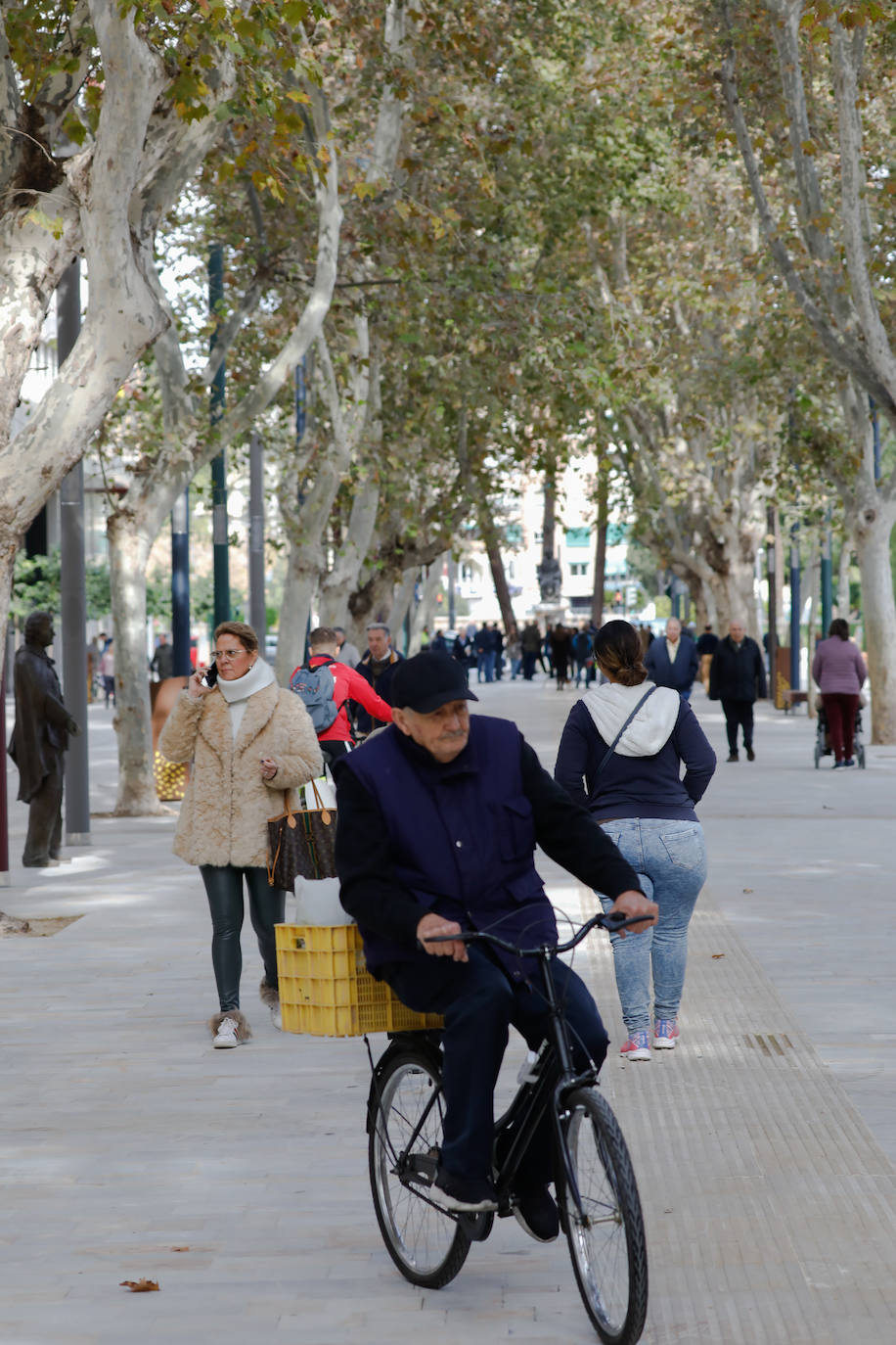 La inauguración del paseo será mañana con un espectáculo que ofrecerán artistas murcianos. 