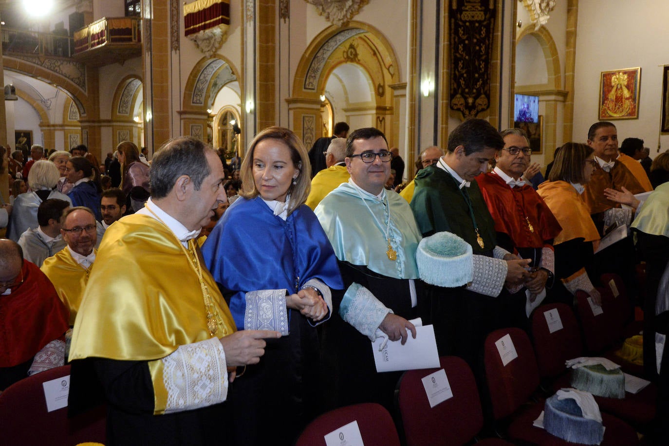 Acto de apertura del curso académico de la UCAM, este viernes, en el campus de Los Jerónimos.