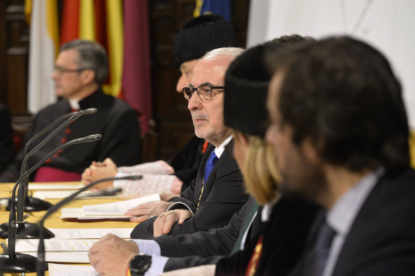 Acto de apertura del curso académico de la UCAM, este viernes, en el campus de Los Jerónimos.