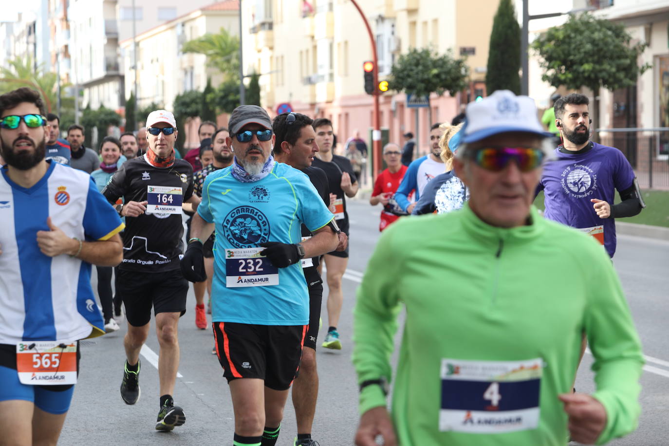 El atleta marroquí, del Unión Guadalajara, se lleva la 'media' de la Ciudad del Sol; Wafiya Benali, del CA Nogalte, triunfó en la prueba femenina