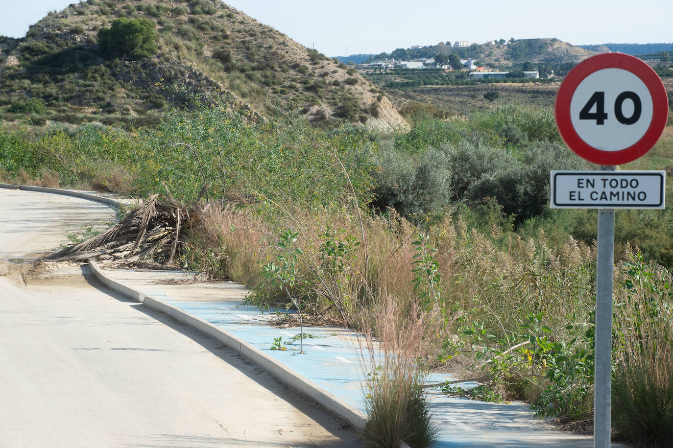 La 'autovía del bancal' (Zeneta-San Javier) tiene su acceso cortado desde hace más de dos meses en la parte de Murcia como consecuencia de los destrozos que causó la DANA.