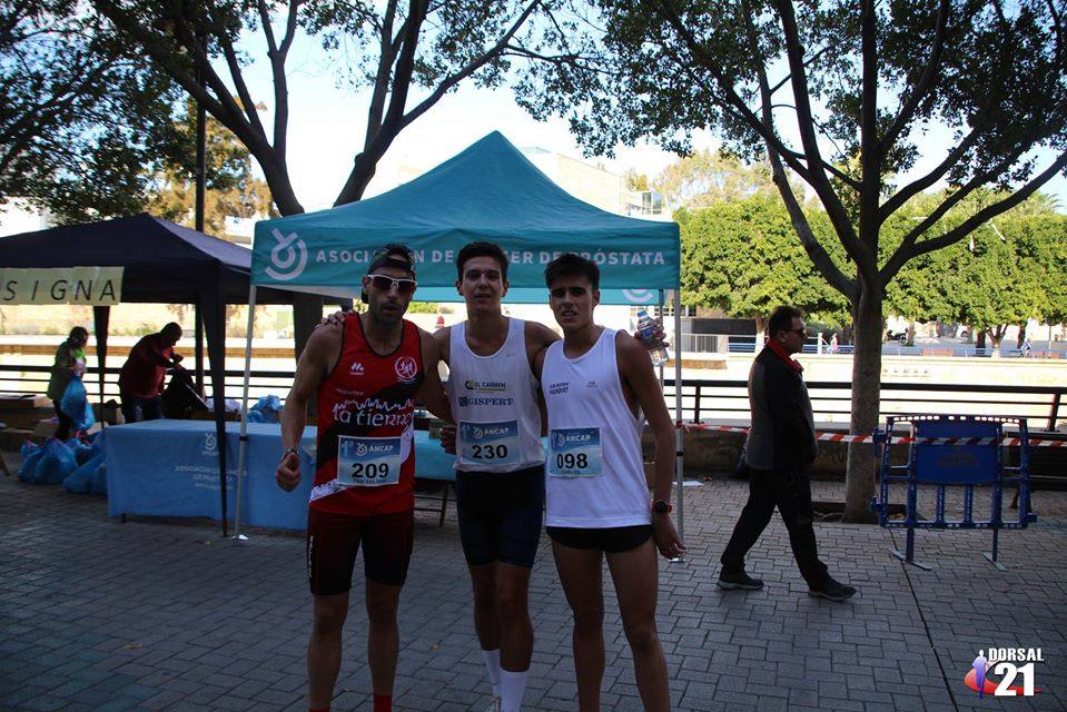 El atleta de la UCAM completa los 6 kilómetros en 19:09 minutos, por los 23:04 de la corredora del Bitec Tri Impulso