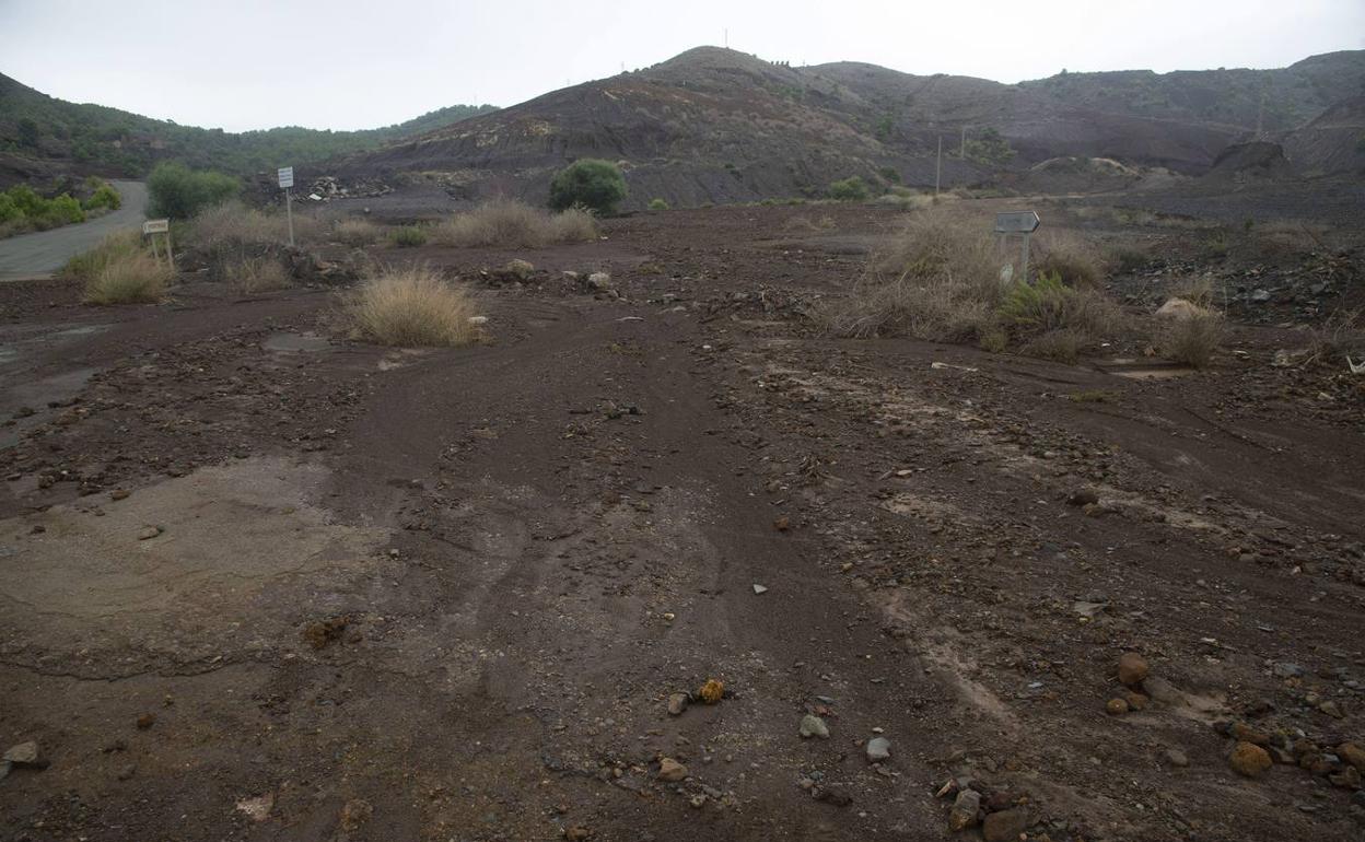 Imagen de archivo de escorrentías en Llano del Beal.