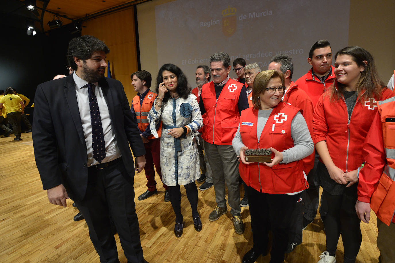 Reconocimiento a las 35 entidades y organismos que participaron en la gestión del episodio de gota fría del pasado septiembre.