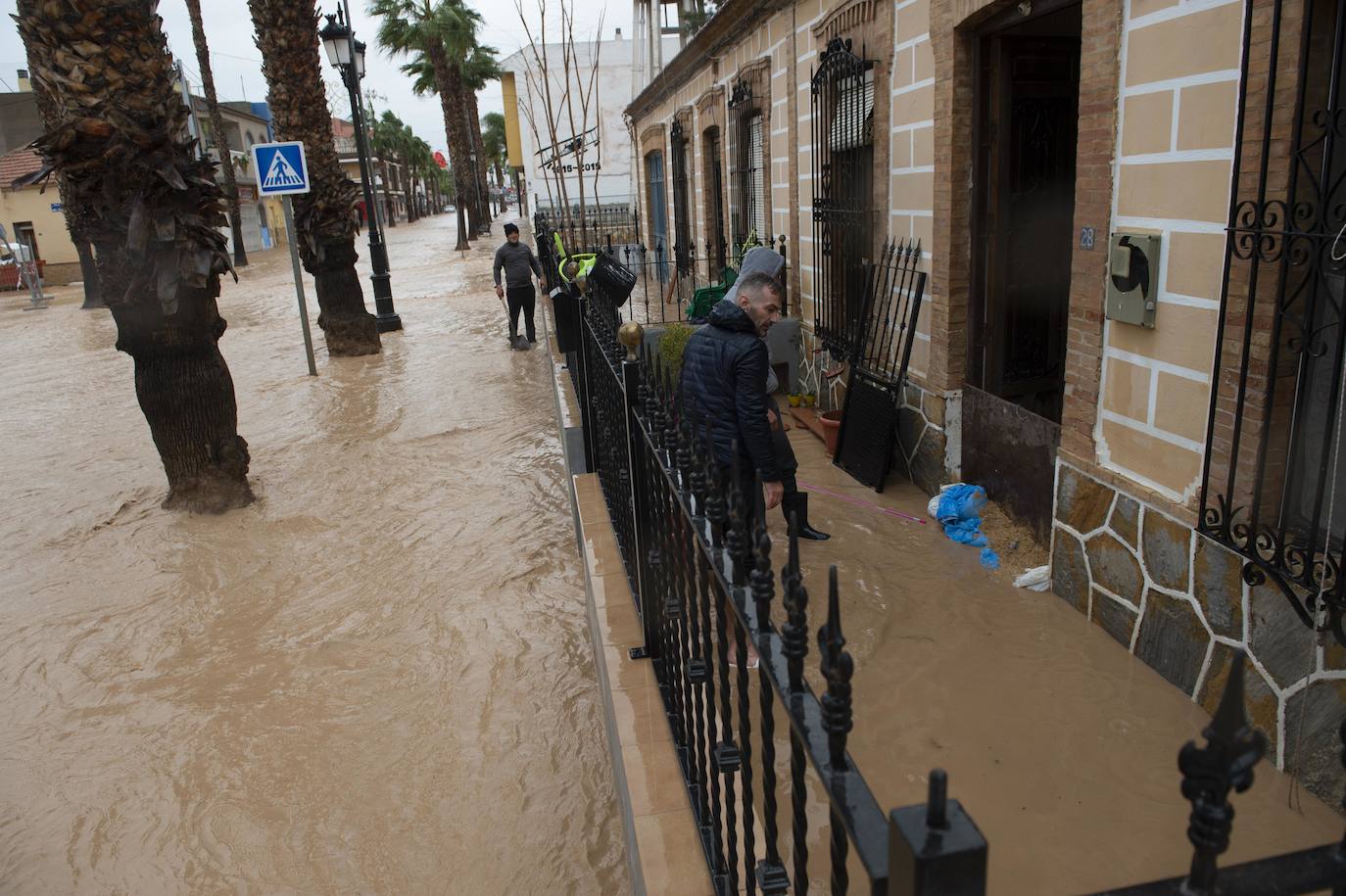 Fotos: Los arrastres del campo de Cartagena anegan Los Alcázares