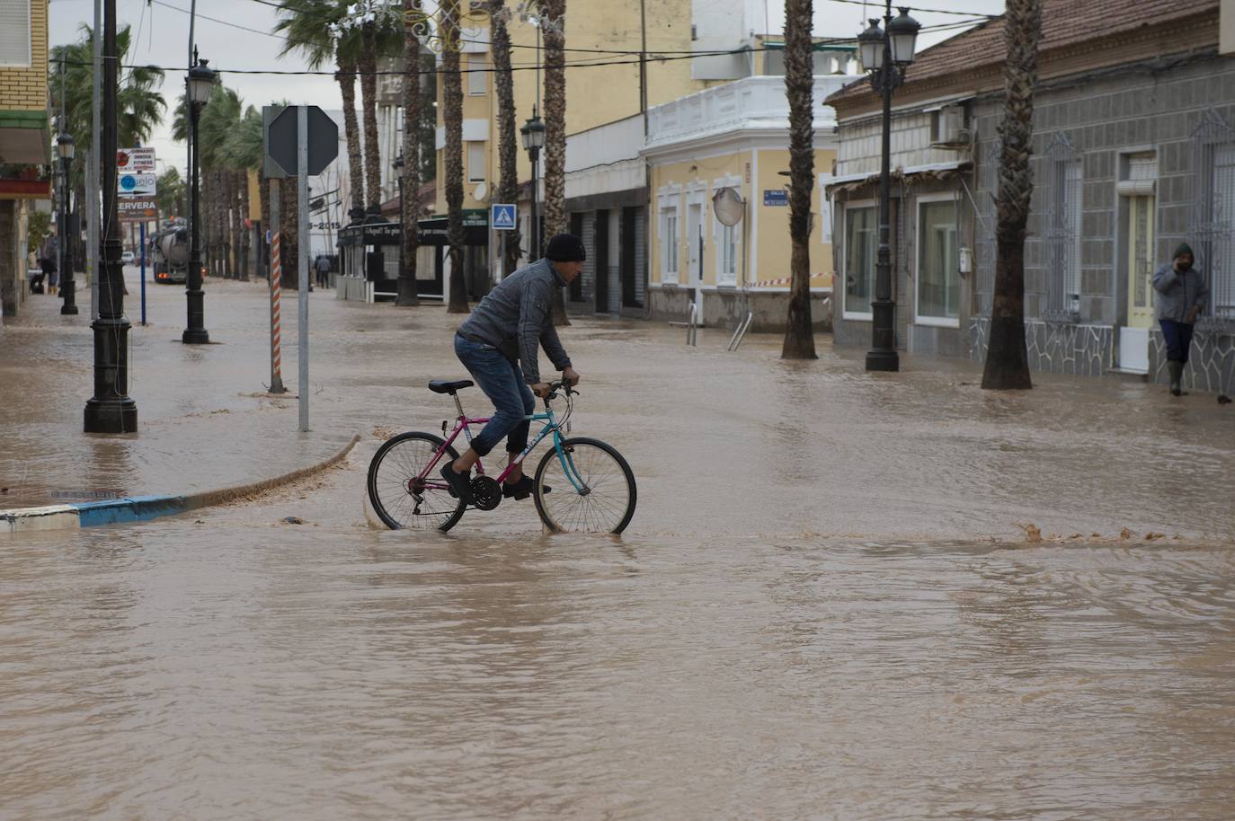 Fotos: Los arrastres del campo de Cartagena anegan Los Alcázares