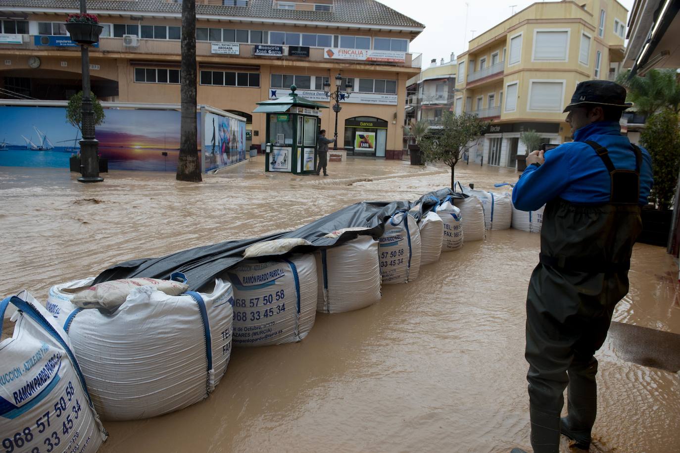 Fotos: Los arrastres del campo de Cartagena anegan Los Alcázares