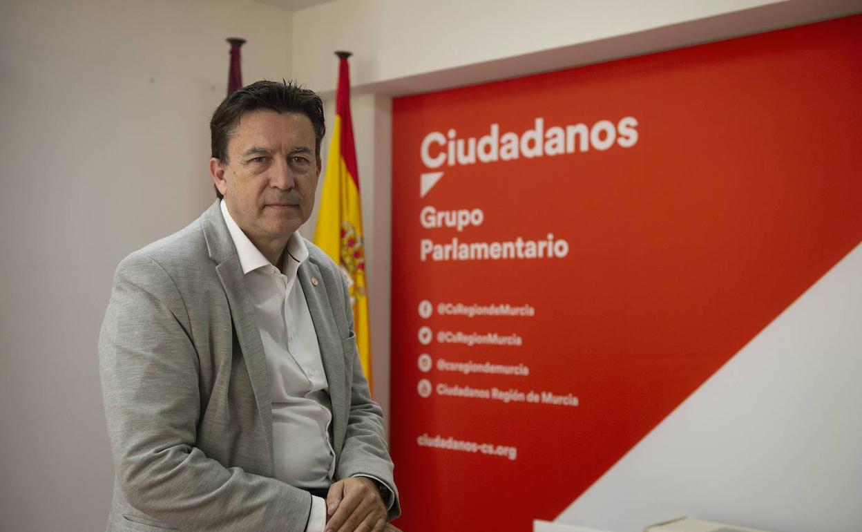 Juan José Molina, portavoz parlamentario de Ciudadanos. 