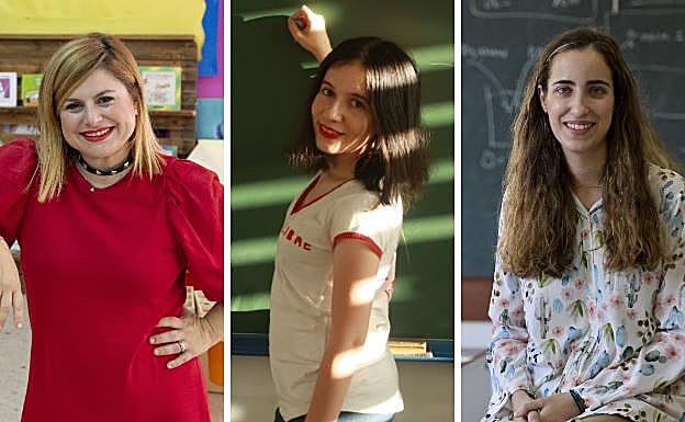 Esperanza Meseguer, Aurora Soto y Esther Domingo.