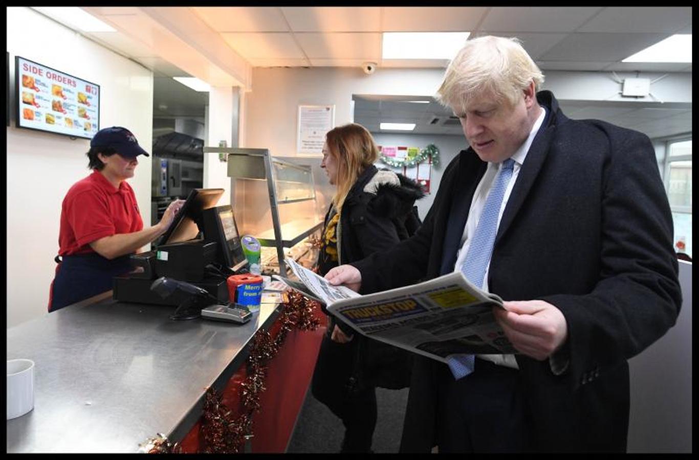 Johnson, durante la última campaña electoral