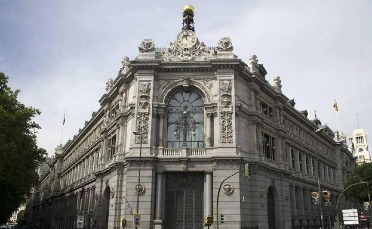 Fachada del Banco de España.