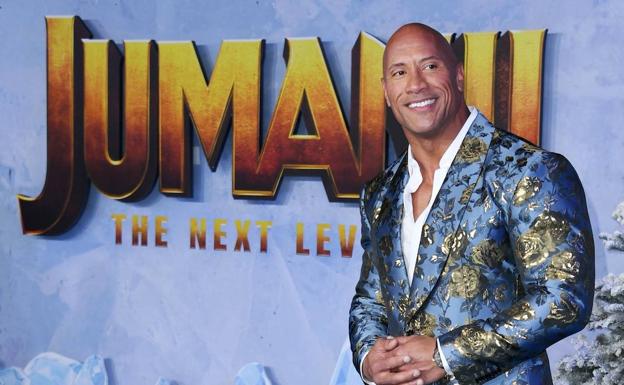 Dwayne 'La Roca' Johnson, en la promoción de la nueva entrega de 'Jumanji'.